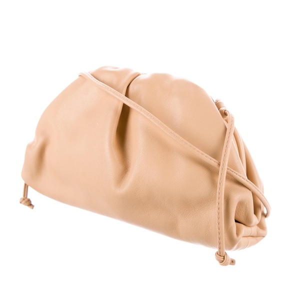 Bottega Veneta Mini Pouch beige color; - Picture 2 of 12